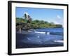 Walanapanapa Black Sand Beach, Hana Coast, Maui, Hawaii, Hawaiian Islands, USA-Alison Wright-Framed Photographic Print