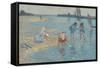 Walberswick, Children Paddling, 1891-Philip Wilson Steer-Framed Stretched Canvas