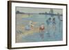 Walberswick, Children Paddling, 1891-Philip Wilson Steer-Framed Giclee Print