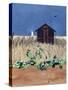 Walberswick Hut and Southwold Lighthouse, Suffolk-Christine McKechnie-Stretched Canvas