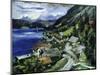 Walchensee, 1920-Lovis Corinth-Mounted Premium Giclee Print