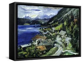 Walchensee, 1920-Lovis Corinth-Framed Stretched Canvas