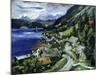 Walchensee, 1920-Lovis Corinth-Mounted Giclee Print