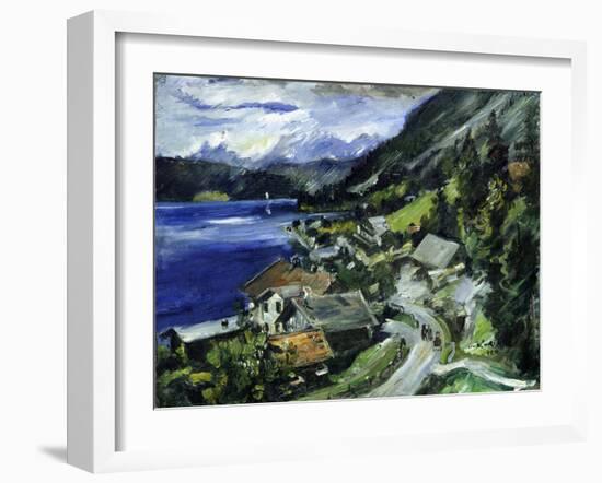 Walchensee, 1920-Lovis Corinth-Framed Giclee Print