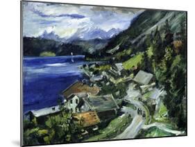 Walchensee, 1920-Lovis Corinth-Mounted Giclee Print