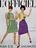 L'Officiel, June 1965 - Robes de Guy Laroche en Toile de Lin de Moreau-Walcott-Stretched Canvas