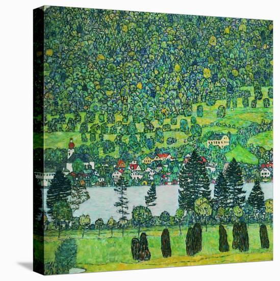 Waldabhang in Unterach Am Attersee, 1917, Slope in a Forest on Atterse-Lake-Gustav Klimt-Stretched Canvas