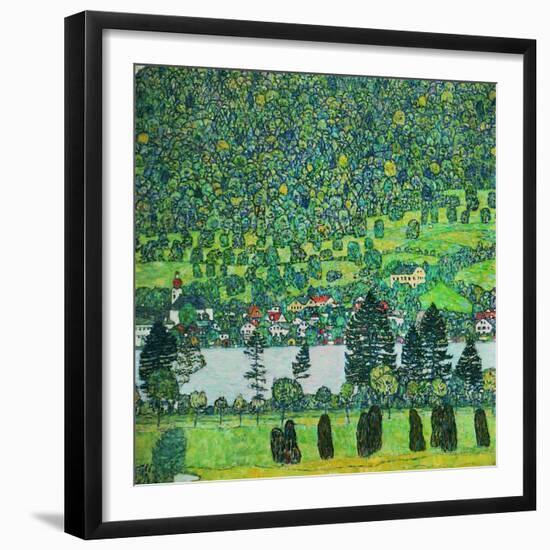 Waldabhang in Unterach Am Attersee, 1917, Slope in a Forest on Atterse-Lake-Gustav Klimt-Framed Giclee Print