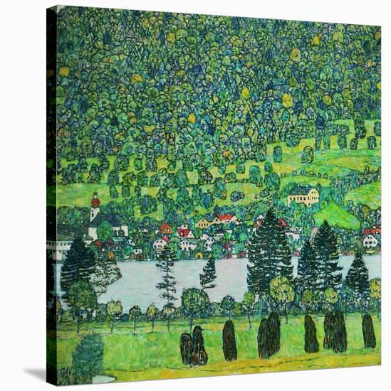 Waldabhang in Unterach Am Attersee, 1917, Slope in a Forest on Atterse-Lake-Gustav Klimt-Stretched Canvas