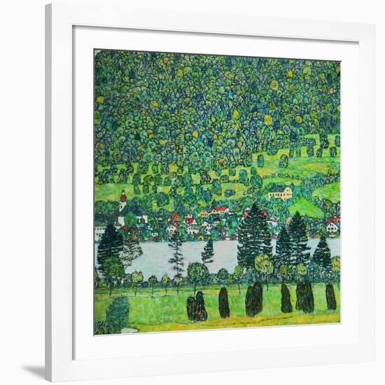 Waldabhang in Unterach Am Attersee, 1917, Slope in a Forest on Atterse-Lake-Gustav Klimt-Framed Giclee Print