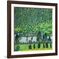 Waldabhang in Unterach Am Attersee, 1917, Slope in a Forest on Atterse-Lake-Gustav Klimt-Framed Giclee Print