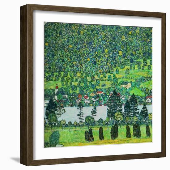 Waldabhang in Unterach Am Attersee, 1917, Slope in a Forest on Atterse-Lake-Gustav Klimt-Framed Giclee Print