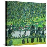 Waldabhang in Unterach Am Attersee, 1917, Slope in a Forest on Atterse-Lake-Gustav Klimt-Stretched Canvas