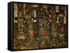 Waldandacht (Shrines in the Wood), 1915-Egon Schiele-Framed Stretched Canvas