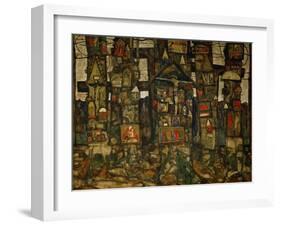 Waldandacht (Shrines in the Wood), 1915-Egon Schiele-Framed Giclee Print