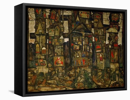 Waldandacht (Shrines in the Wood), 1915-Egon Schiele-Framed Stretched Canvas