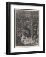 Waldfraulein,' or the Forest Maiden, a Fairy Tale-Edward Killingworth Johnson-Framed Giclee Print