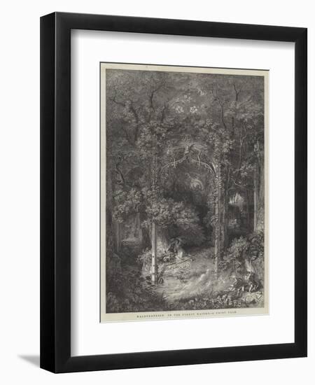 Waldfraulein,' or the Forest Maiden, a Fairy Tale-Edward Killingworth Johnson-Framed Giclee Print