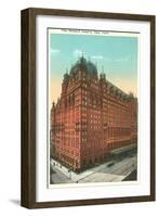 Waldorf-Astoria Hotel, New York City-null-Framed Art Print