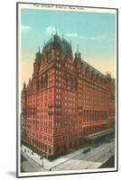 Waldorf-Astoria Hotel, New York City-null-Mounted Art Print