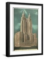 Waldorf-Astoria Hotel, New York City-null-Framed Art Print