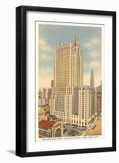 Waldorf Astoria Hotel, New York City-null-Framed Art Print