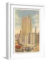 Waldorf Astoria Hotel, New York City-null-Framed Art Print