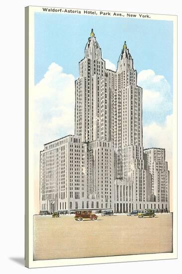 Waldorf-Astoria Hotel, New York City-null-Stretched Canvas