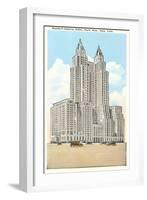 Waldorf-Astoria Hotel, New York City-null-Framed Art Print