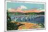 Waldport, Oregon - View of the Alsea Bay Bridge-Lantern Press-Mounted Art Print