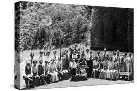 Waldruhe Heights Resorters Posing - Glen Ellen, CA-Lantern Press-Stretched Canvas