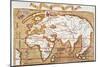 Waldseemuller: World Map-Martin Waldseemuller-Mounted Giclee Print