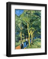 Waldstrasse, C.1910-Ernst Ludwig Kirchner-Framed Giclee Print