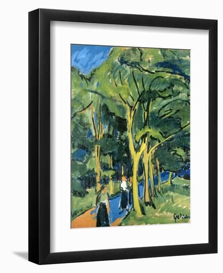 Waldstrasse, C.1910-Ernst Ludwig Kirchner-Framed Giclee Print