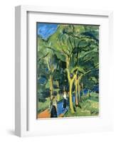 Waldstrasse, C.1910-Ernst Ludwig Kirchner-Framed Giclee Print