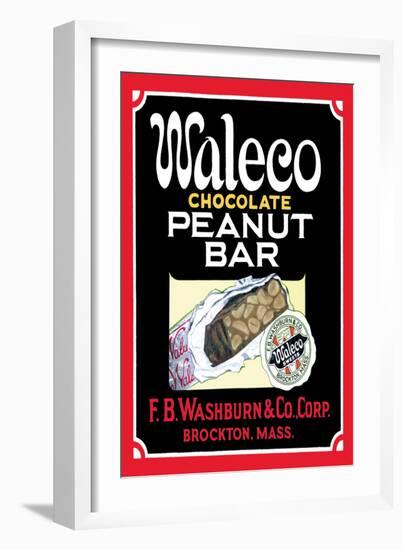 Waleco Chocolate Peanut Bar-null-Framed Art Print