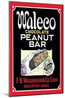 Waleco Chocolate Peanut Bar-null-Mounted Art Print