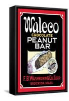 Waleco Chocolate Peanut Bar-null-Framed Stretched Canvas