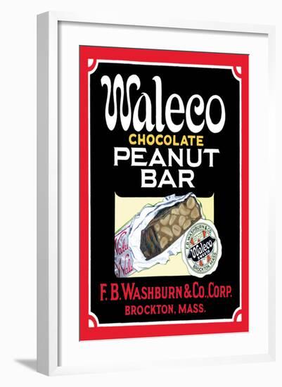 Waleco Chocolate Peanut Bar-null-Framed Art Print