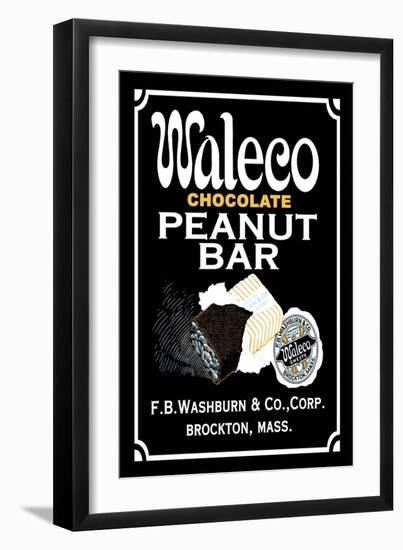 Waleco Chocolate Peanut Bar-null-Framed Art Print