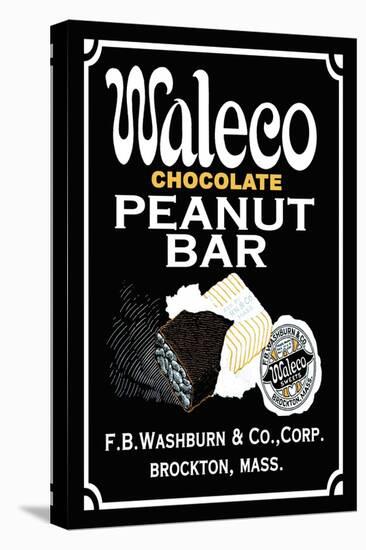 Waleco Chocolate Peanut Bar-null-Stretched Canvas