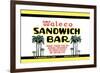 Waleco Sandwich Bar-null-Framed Art Print