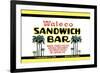 Waleco Sandwich Bar-null-Framed Art Print