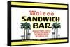 Waleco Sandwich Bar-null-Framed Stretched Canvas