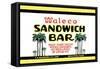 Waleco Sandwich Bar-null-Framed Stretched Canvas