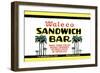 Waleco Sandwich Bar-null-Framed Art Print