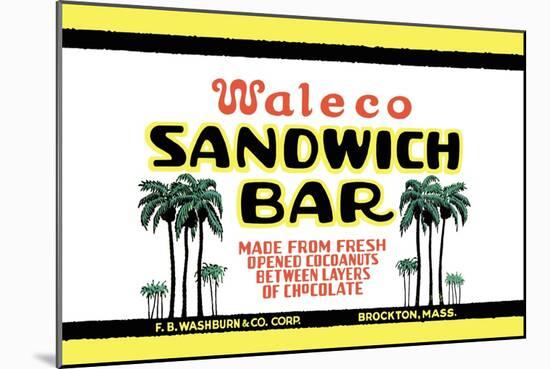 Waleco Sandwich Bar-null-Mounted Art Print