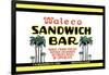 Waleco Sandwich Bar-null-Framed Art Print