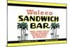 Waleco Sandwich Bar-null-Mounted Art Print