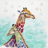 Whimsical Giraffes-Walela R.-Art Print